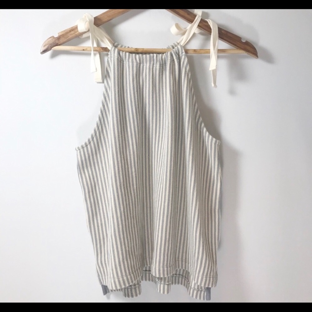 Madewell tempo tie shoulder tank top - Picture 4 of 5